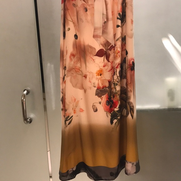 Ted Baker full length floral gown - Picture 2 of 3